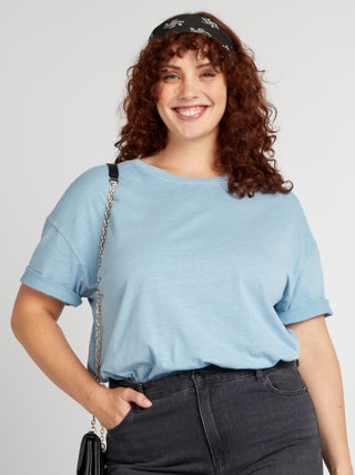 T-shirt oversize en jersey chiné