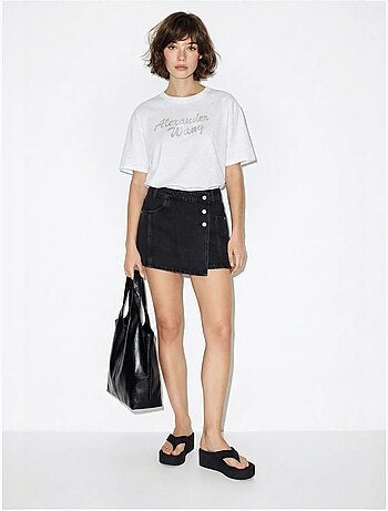 T-shirt oversize en jersey de coton imprimé lucci