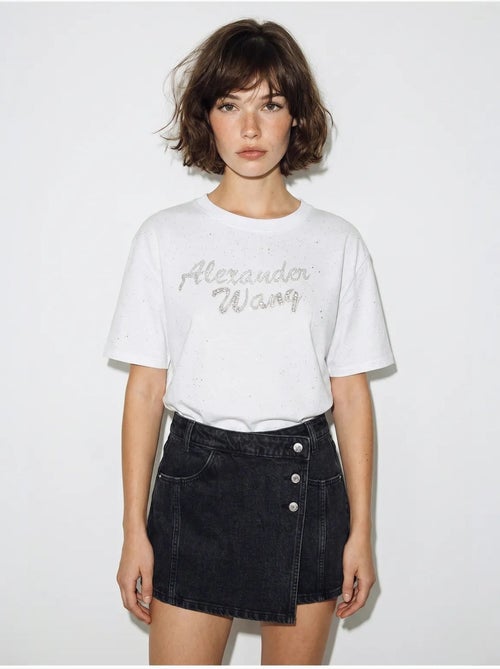 T-shirt oversize en jersey de coton imprimé lucci - Kiabi