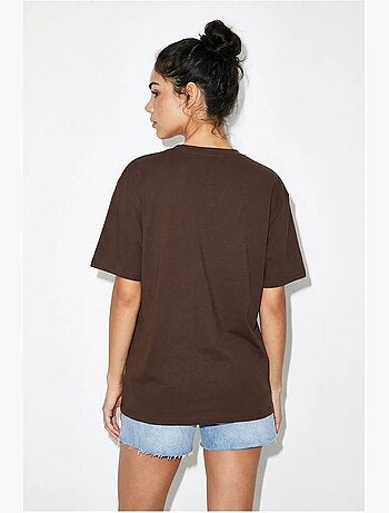 T-shirt oversize en jersey de coton imprimé lucci