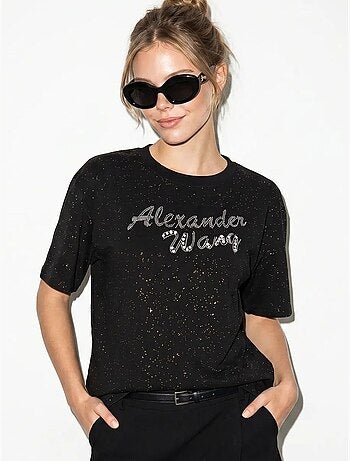 T-shirt oversize en jersey de coton imprimé lucci