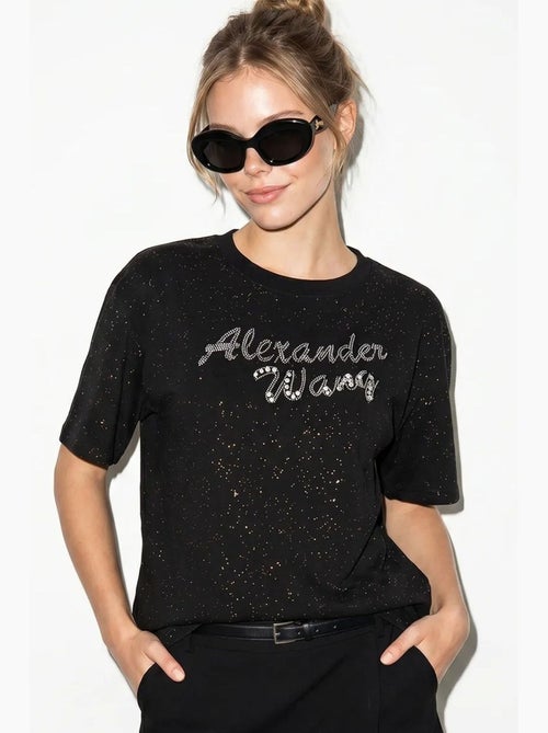 T-shirt oversize en jersey de coton imprimé lucci - Kiabi T-shirt oversize en jersey de coton imprimé lucci - Kiabi