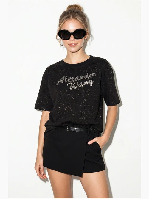 T-shirt oversize en jersey de coton imprimé lucci - Kiabi T-shirt oversize en jersey de coton imprimé lucci - Kiabi
