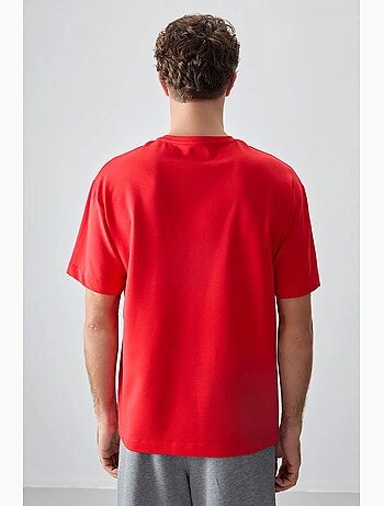 T-shirt oversize en jersey de coton imprimé tommy