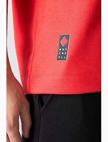 T-shirt oversize en mélange de coton, avec logo tommy