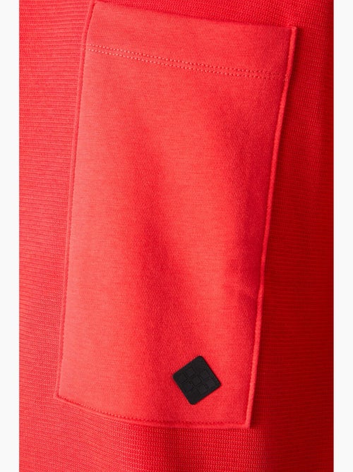 T-shirt oversize en mélange de coton avec poche et col rond tommy - Kiabi T-shirt oversize en mélange de coton avec poche et col rond tommy - Kiabi