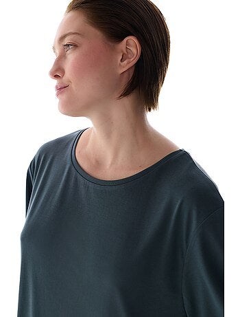 T-shirt oversize en modal à col rond penti