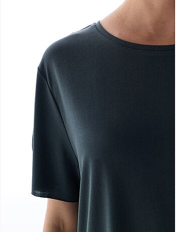 T-shirt oversize en modal à col rond penti