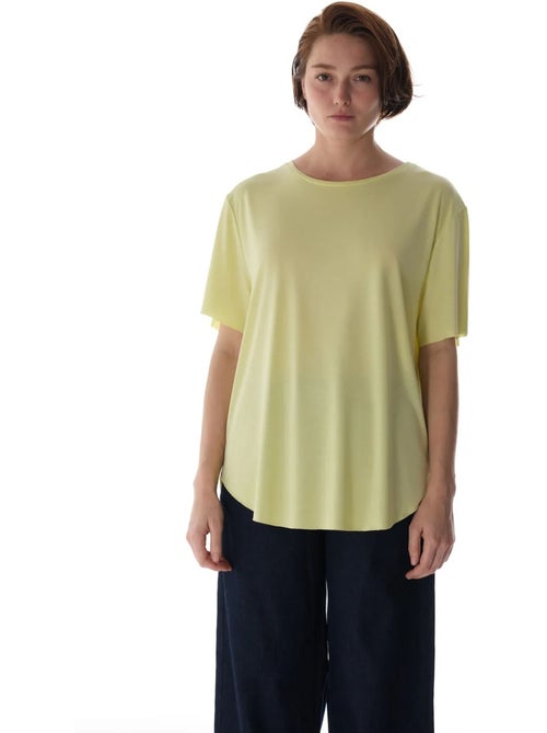 T-shirt oversize en modal à col rond penti - Kiabi T-shirt oversize en modal à col rond penti - Kiabi