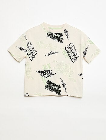 T-shirt oversize fantaisie