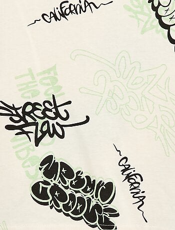 T-shirt oversize fantaisie