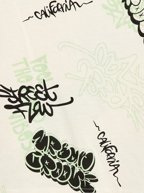 T-shirt oversize fantaisie - Kiabi