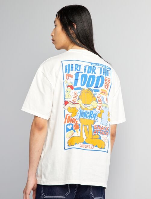 T-shirt oversize 'Garfield' manches courtes - Kiabi