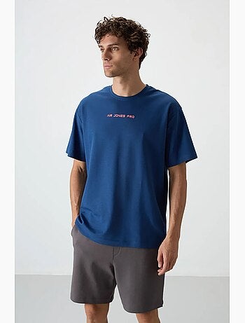 T-shirt oversize imprimé à col rond tommy