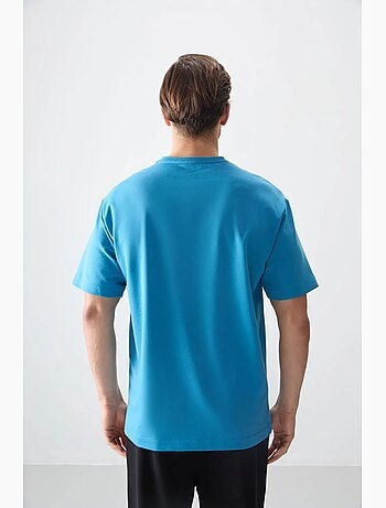 T-shirt oversize imprimé à col rond tommy
