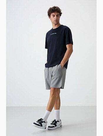T-shirt oversize imprimé à col rond tommy