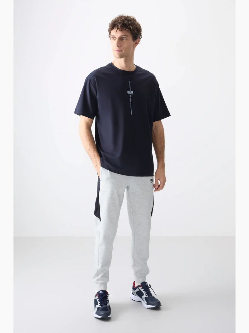 T-shirt oversize imprimé à col rond tommy Bleu marine - Kiabi