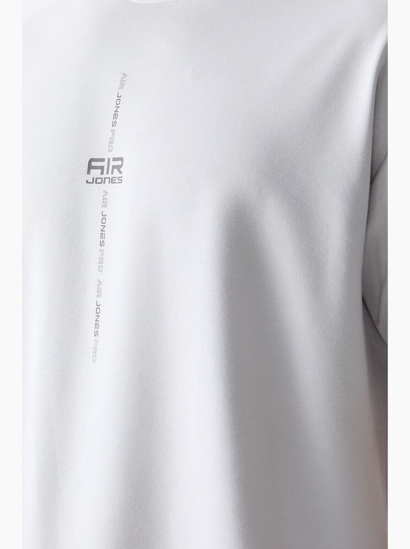 T-shirt oversize imprimé à col rond tommy Gris clair - Kiabi