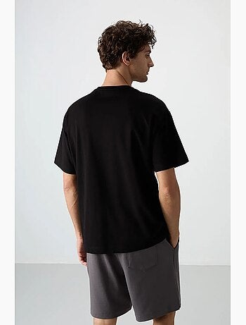 T-shirt oversize imprimé à col rond tommy