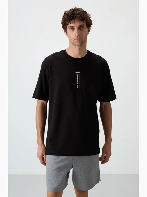 T-shirt oversize imprimé à col rond tommy - Kiabi T-shirt oversize imprimé à col rond tommy - Kiabi