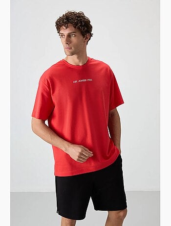 T-shirt oversize imprimé à col rond tommy