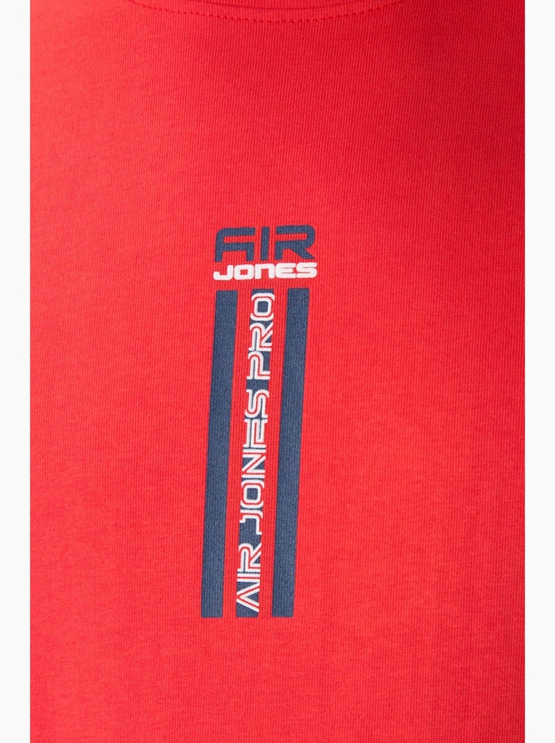 T-shirt oversize imprimé à col rond tommy Rouge - Kiabi