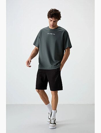 T-shirt oversize imprimé à col rond tommy