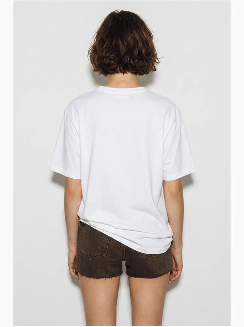 T-shirt oversize imprimé à col v lucci - Kiabi T-shirt oversize imprimé à col v lucci - Kiabi
