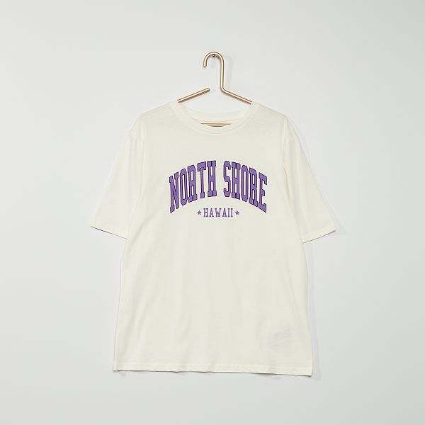 tee shirt oversize imprimé