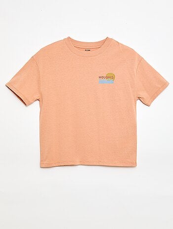 T-shirt oversize imprimé