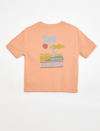 T-shirt oversize imprimé