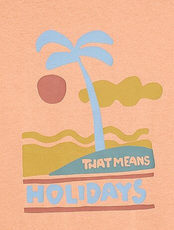 T-shirt oversize imprimé