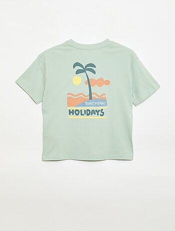 T-shirt oversize imprimé