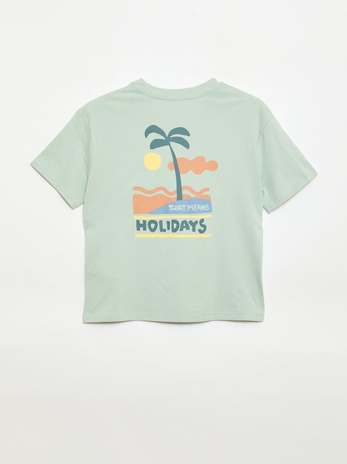 T-shirt oversize imprimé - Kiabi