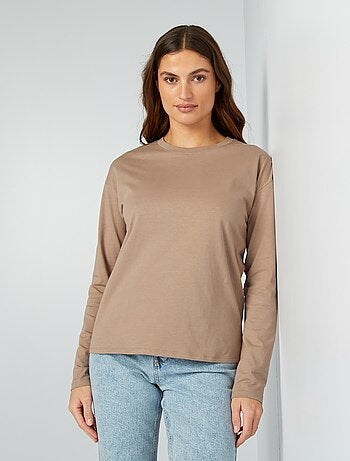 T-shirt oversize manches longues