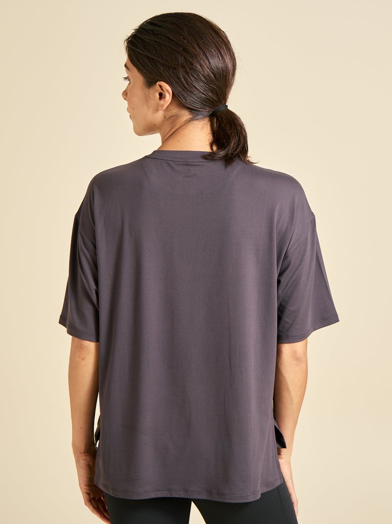 T-shirt oversize multi-sport - (ekstract) Noir - Kiabi