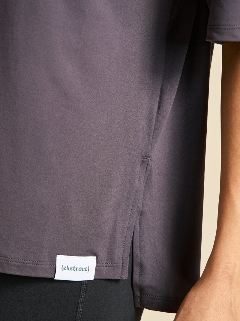 T-shirt oversize multi-sport - (ekstract) Noir - Kiabi