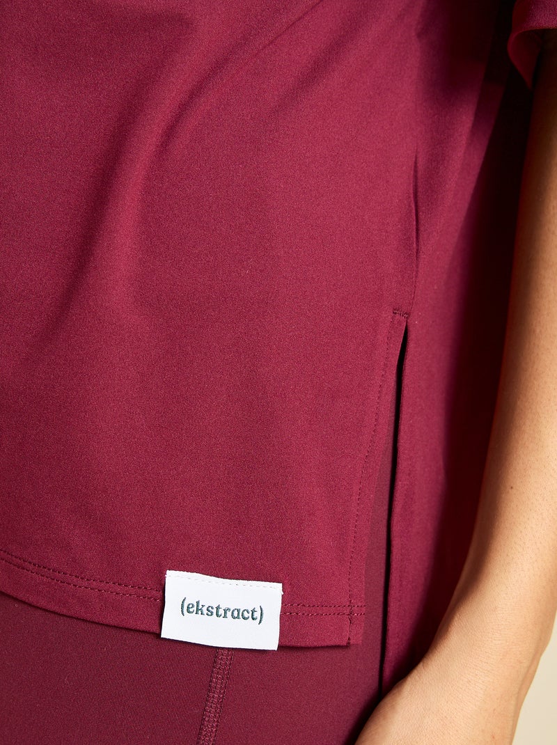 T-shirt oversize multi-sport - (ekstract) Rouge - Kiabi