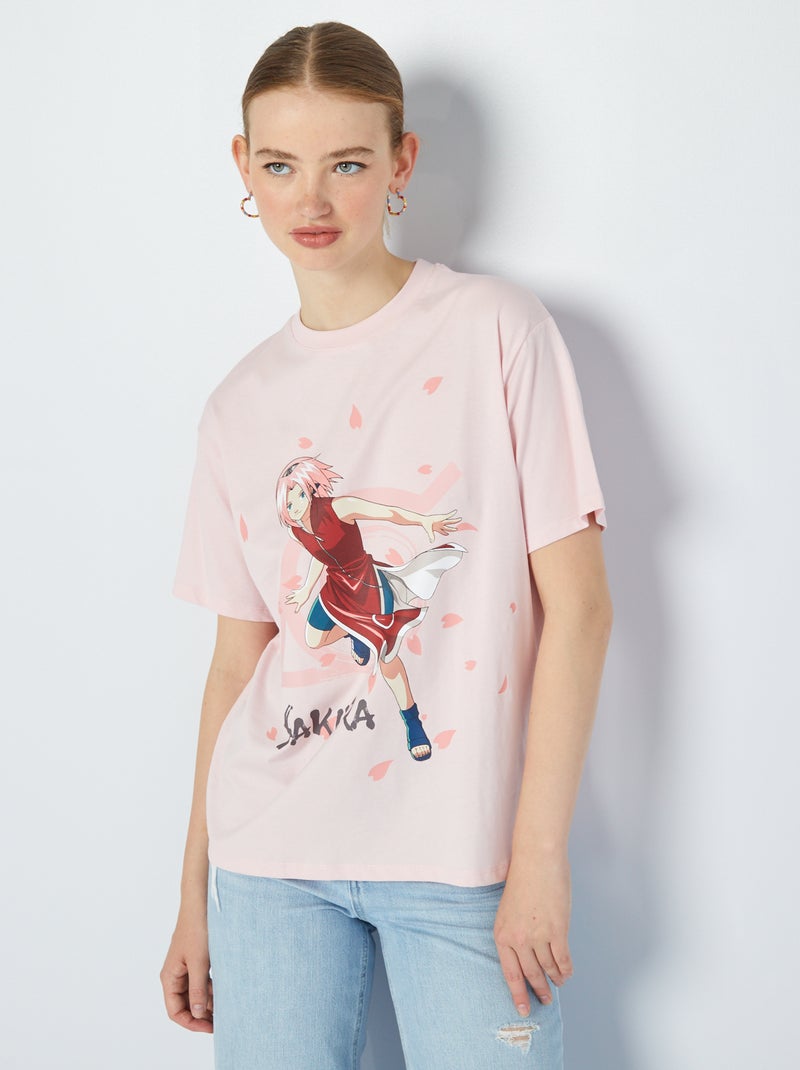 T-shirt oversize 'Naruto' Rose - Kiabi