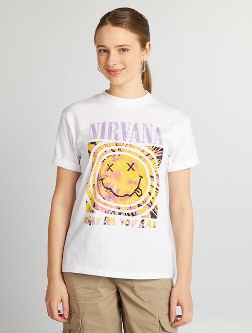 T-shirt oversize 'Nirvana' - Kiabi