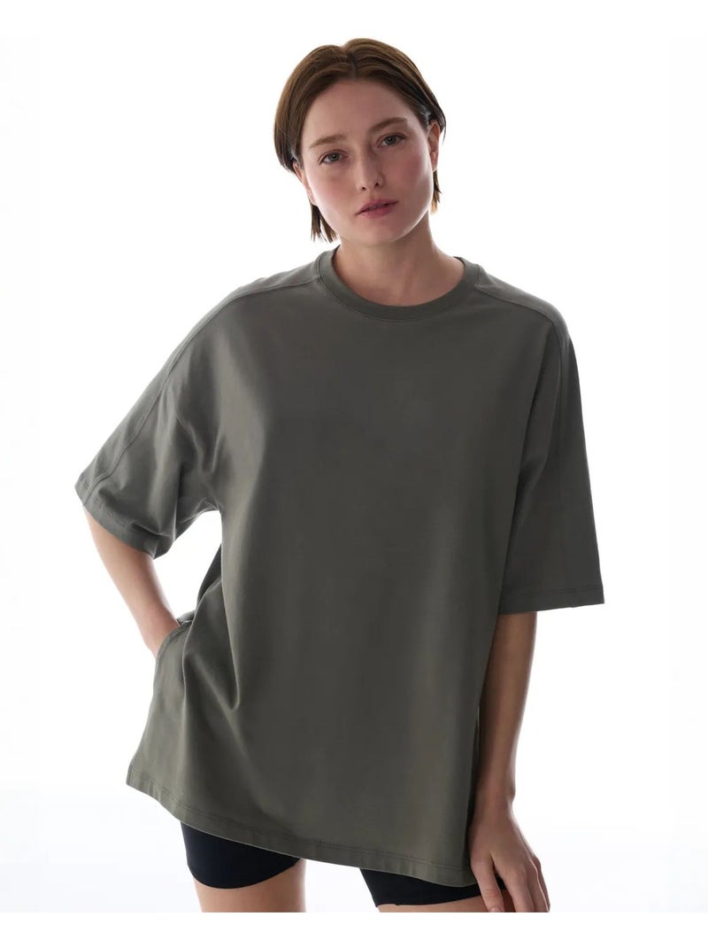 T-shirt oversize penti Kaki - Kiabi