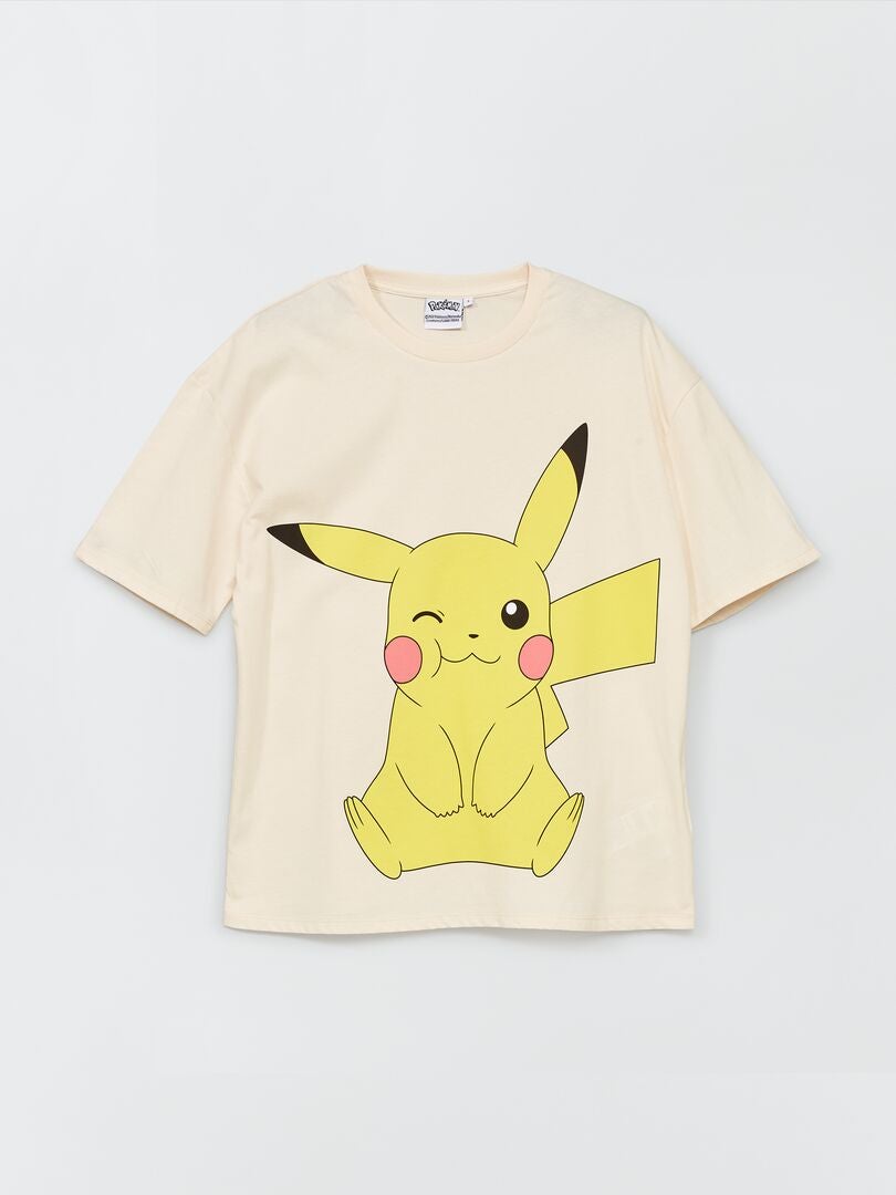 coussin pikachu - t-shirt manga création originale sur createur2tshirt
