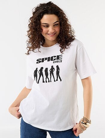 T-shirt oversize Spice Girls à manches courtes