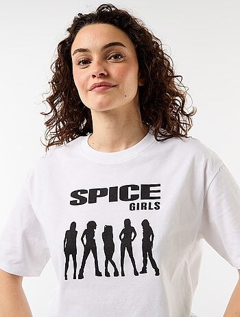 T-shirt oversize Spice Girls à manches courtes