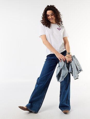 T-shirt oversize 'Supergirl' 'DC Comics' à manches courtes