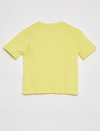 T-shirt oversize uni avec poche