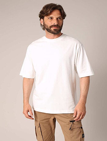 T-shirt oversize uni en 100% coton 'Deeluxe'