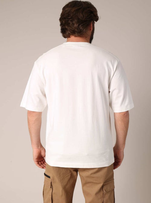 T-shirt oversize uni en 100% coton 'Deeluxe' - Kiabi