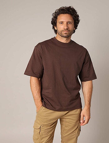 T-shirt oversize uni en 100% coton 'Deeluxe'