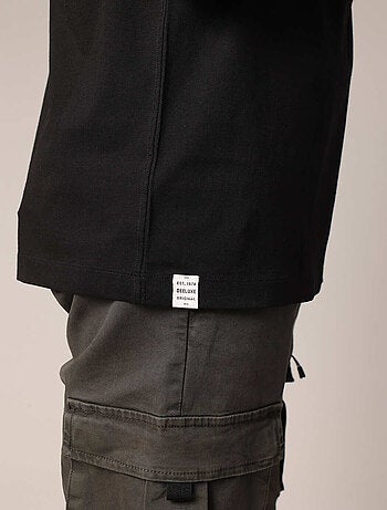 T-shirt oversize uni en 100% coton 'Deeluxe'